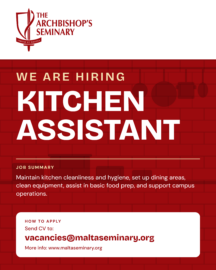 Vacancy Kitchen Assistant